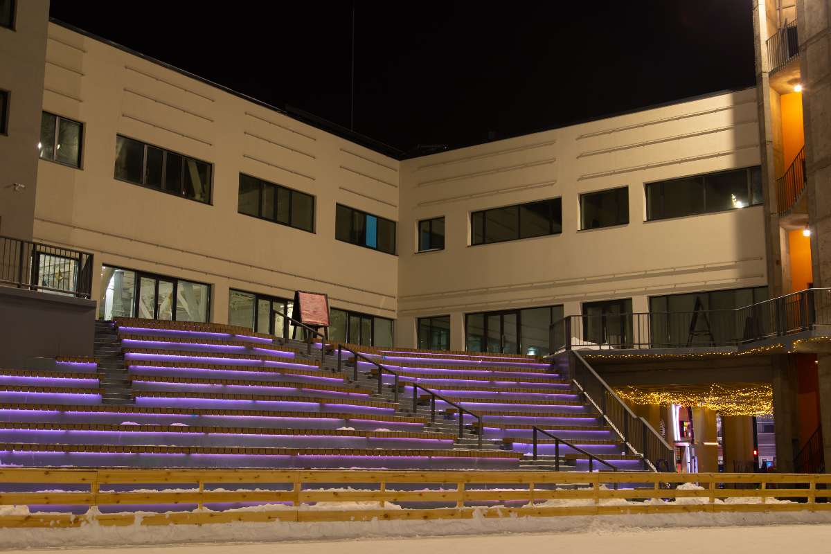 Eingangsbereich Herbst Beleuchtung